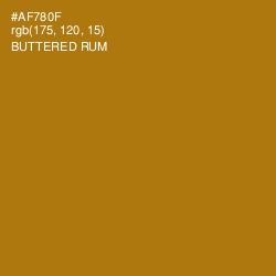 #AF780F - Buttered Rum Color Image